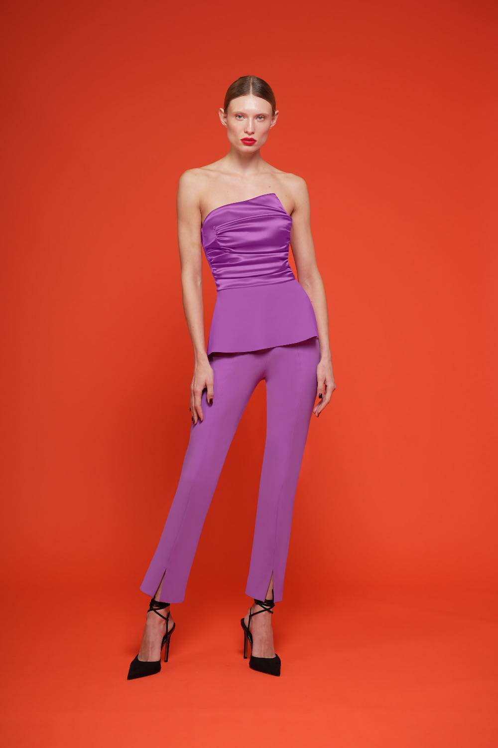 La Petite Robe Di Chiara Boni perma satin top Hotsell