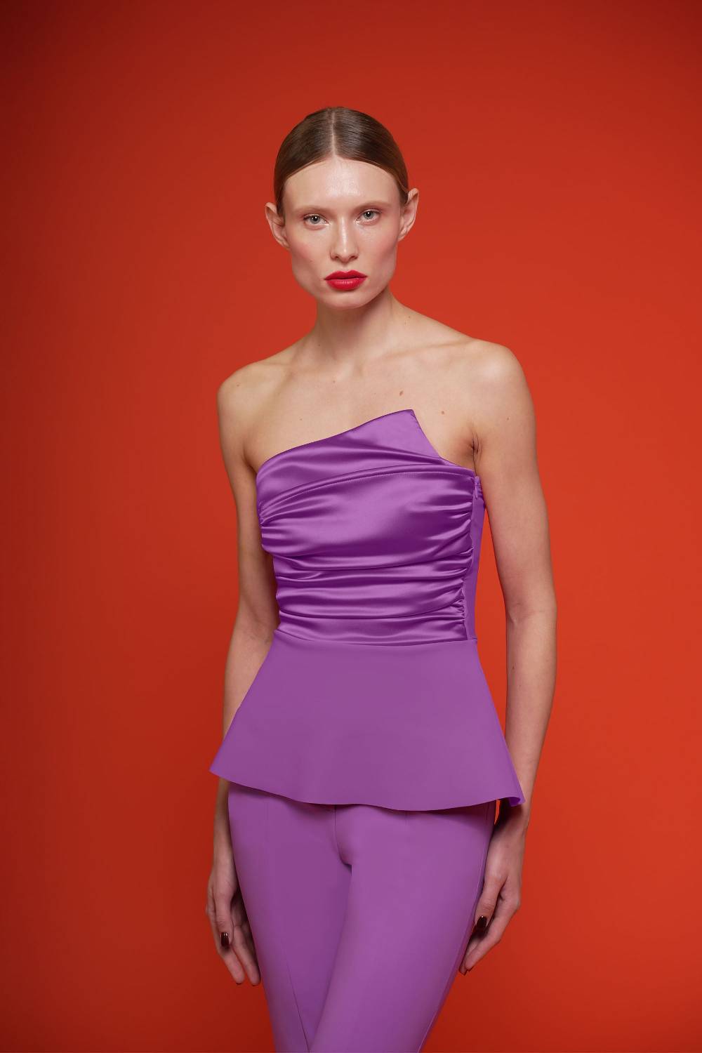 La Petite Robe Di Chiara Boni perma satin top Hotsell