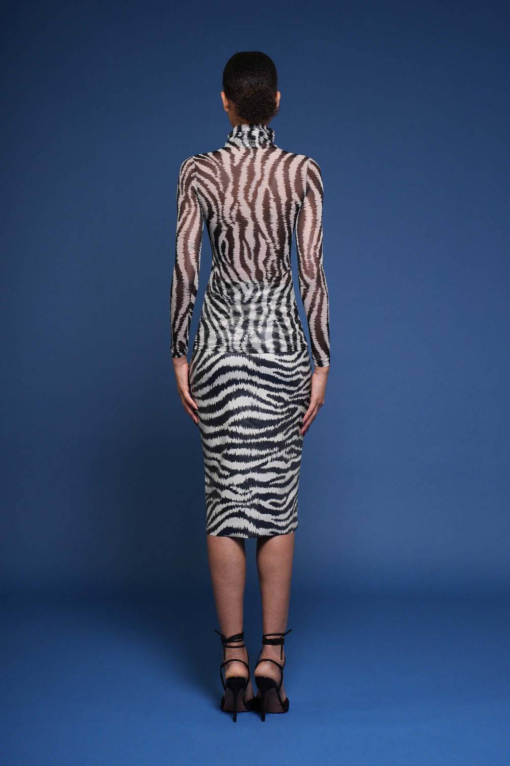 La Petite Robe Di Chiara Boni lupis illusion printed top Saldi Di Fabbrica