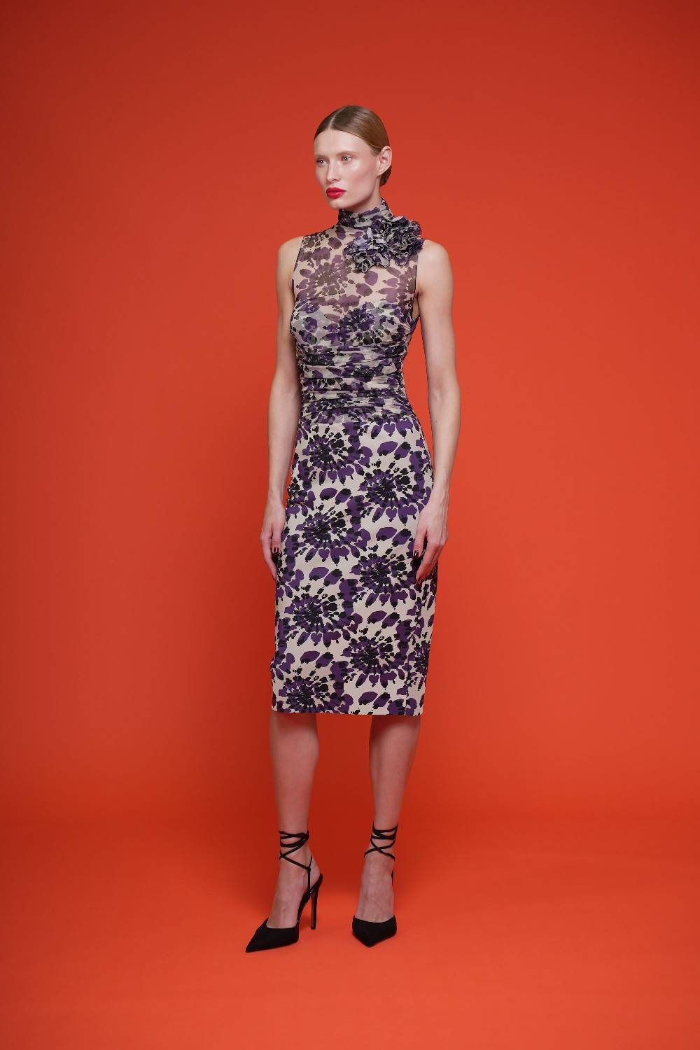 La Petite Robe Di Chiara Boni vina illusion printed dress Negozio