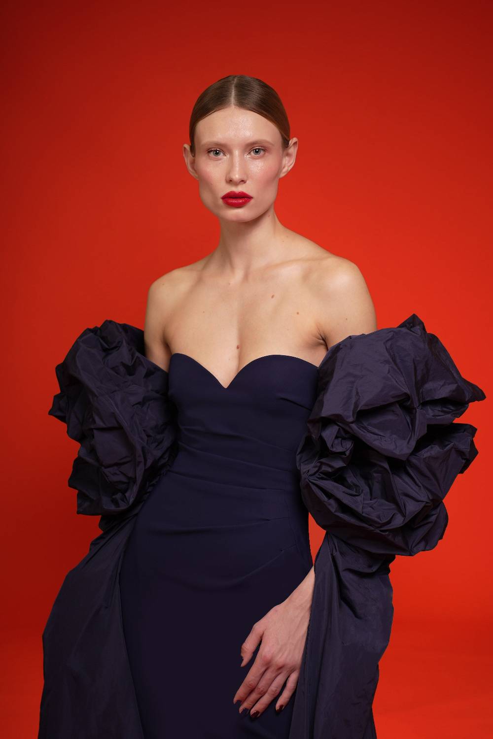 La Petite Robe Di Chiara Boni ecolu taffeta gown Italy