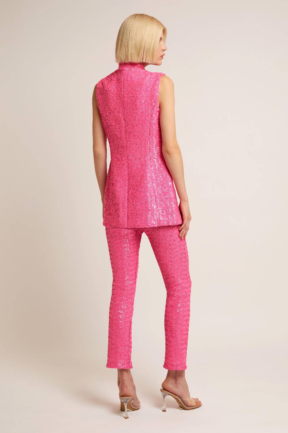 La Petite Robe Di Chiara Boni orsolya sequined vest Fino Al -60%