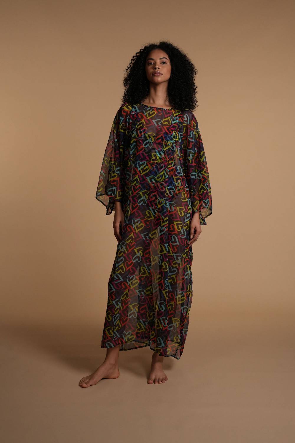 La Petite Robe Di Chiara Boni chiffon-mae printed cover-up 2025