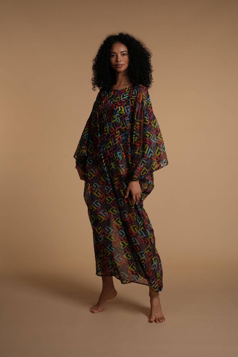 La Petite Robe Di Chiara Boni chiffon-mae printed cover-up 2025