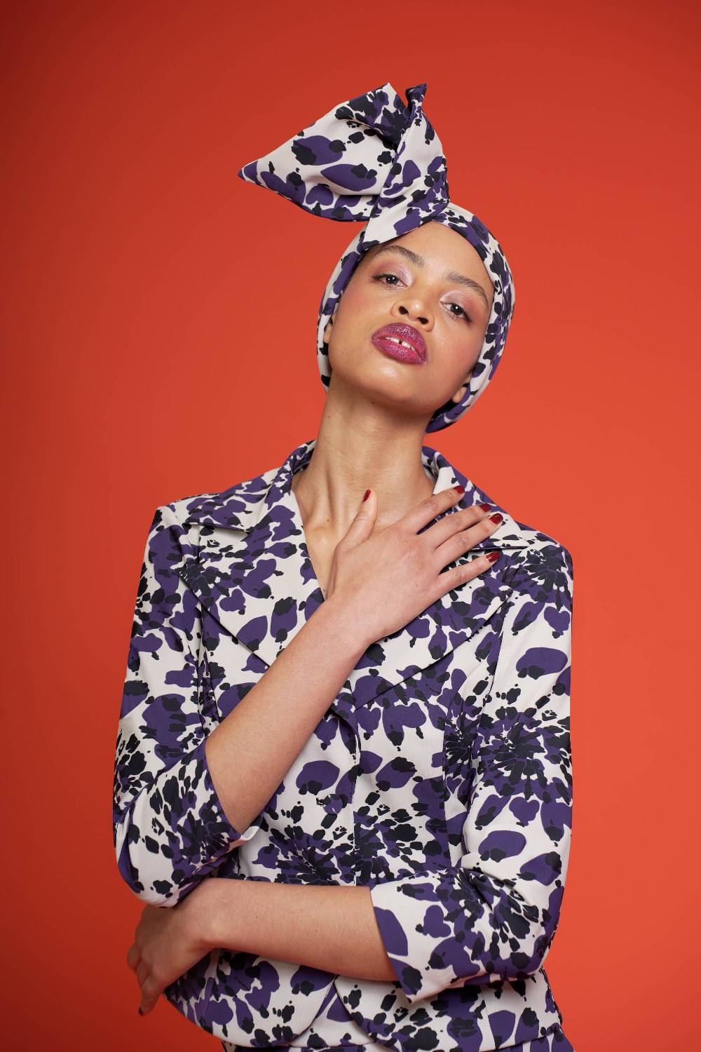 La Petite Robe Di Chiara Boni printed turban Italia