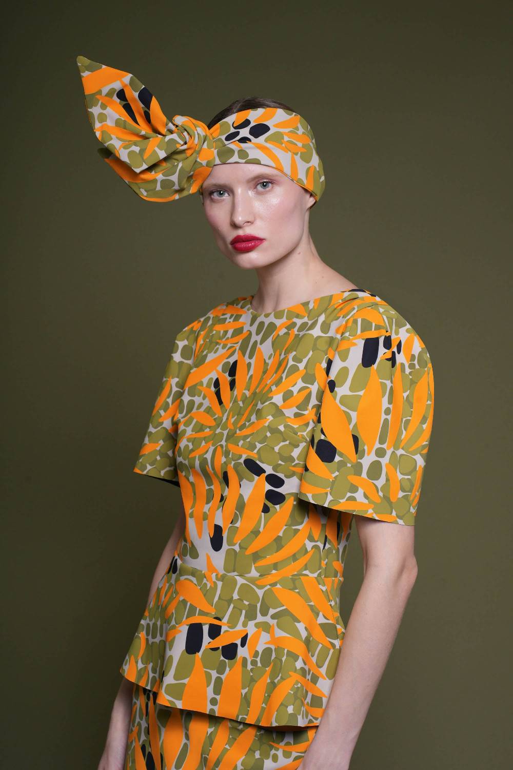 La Petite Robe Di Chiara Boni printed turban Nuovo