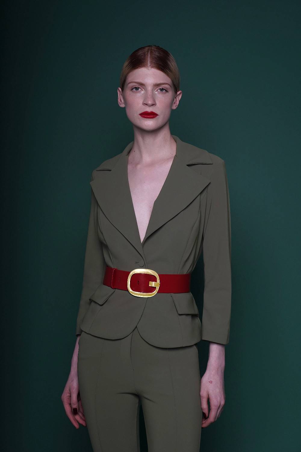 La Petite Robe Di Chiara Boni leather belt with metallic buckle Spedizione Gratuita
