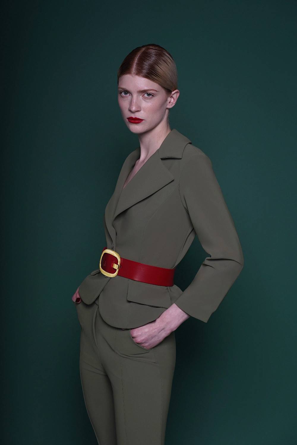 La Petite Robe Di Chiara Boni leather belt with metallic buckle Spedizione Gratuita