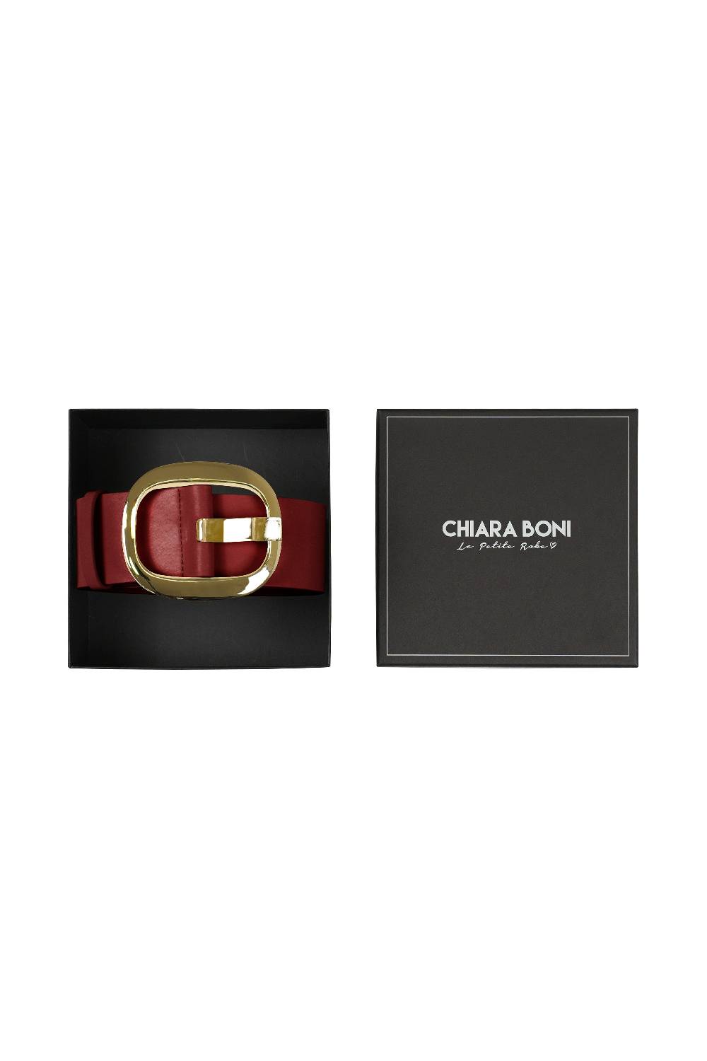 La Petite Robe Di Chiara Boni leather belt with metallic buckle Spedizione Gratuita