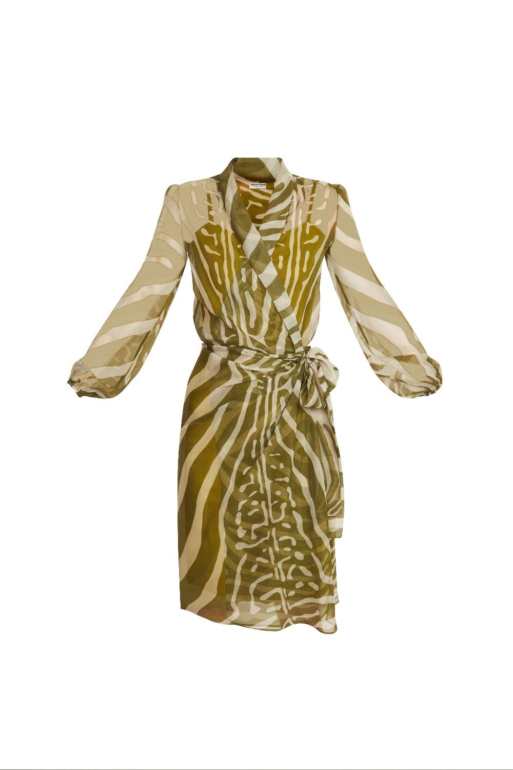 La Petite Robe Di Chiara Boni crizi printed chiffon dress Vendita Economica