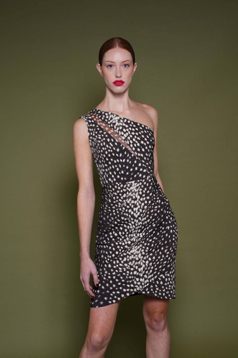La Petite Robe Di Chiara Boni thalia illusion printed dress I Più Venduti