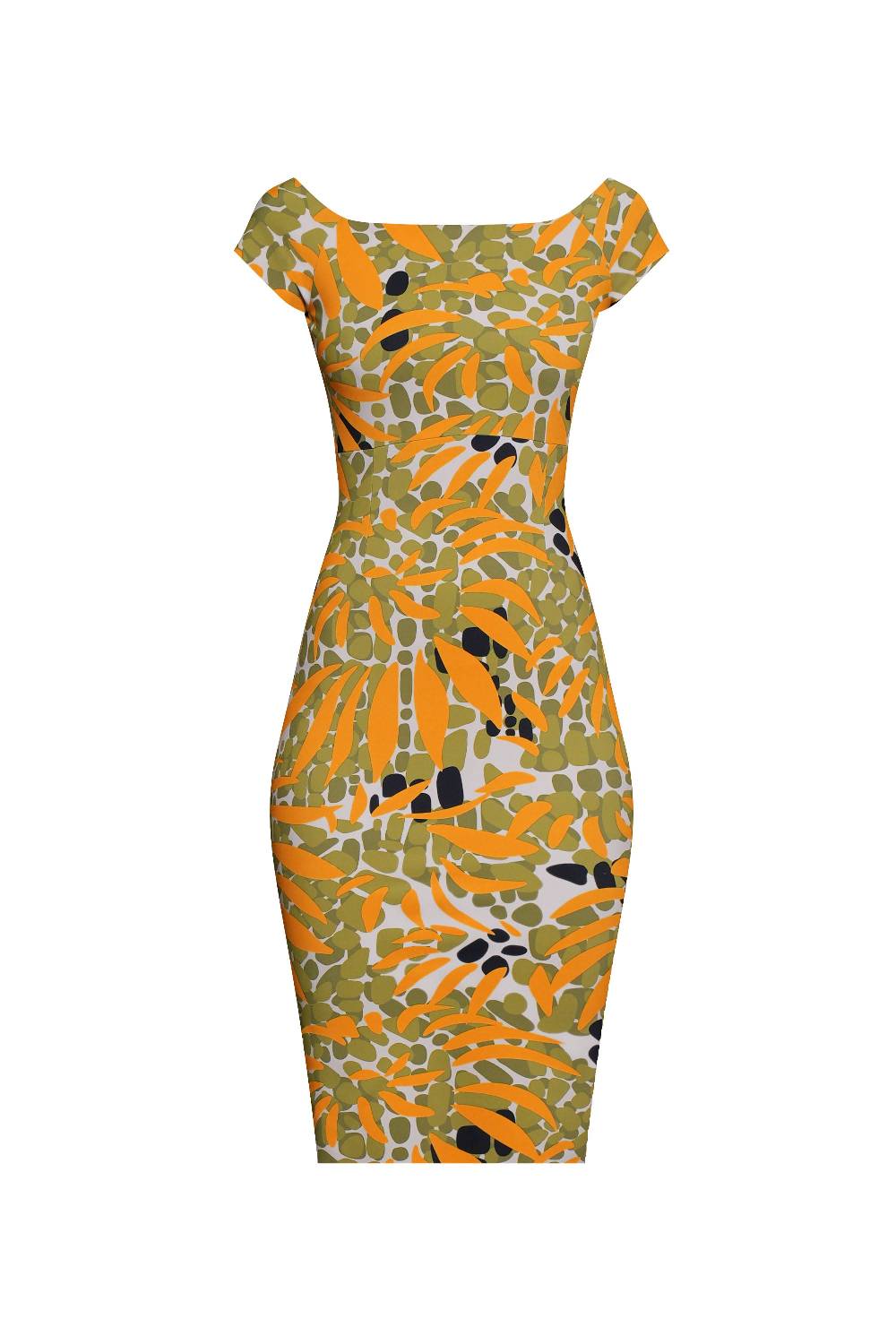 La Petite Robe Di Chiara Boni toffee printed dress Negozio
