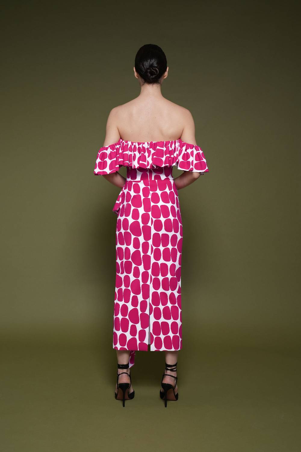 La Petite Robe Di Chiara Boni giraffea midi printed dress Nuova
