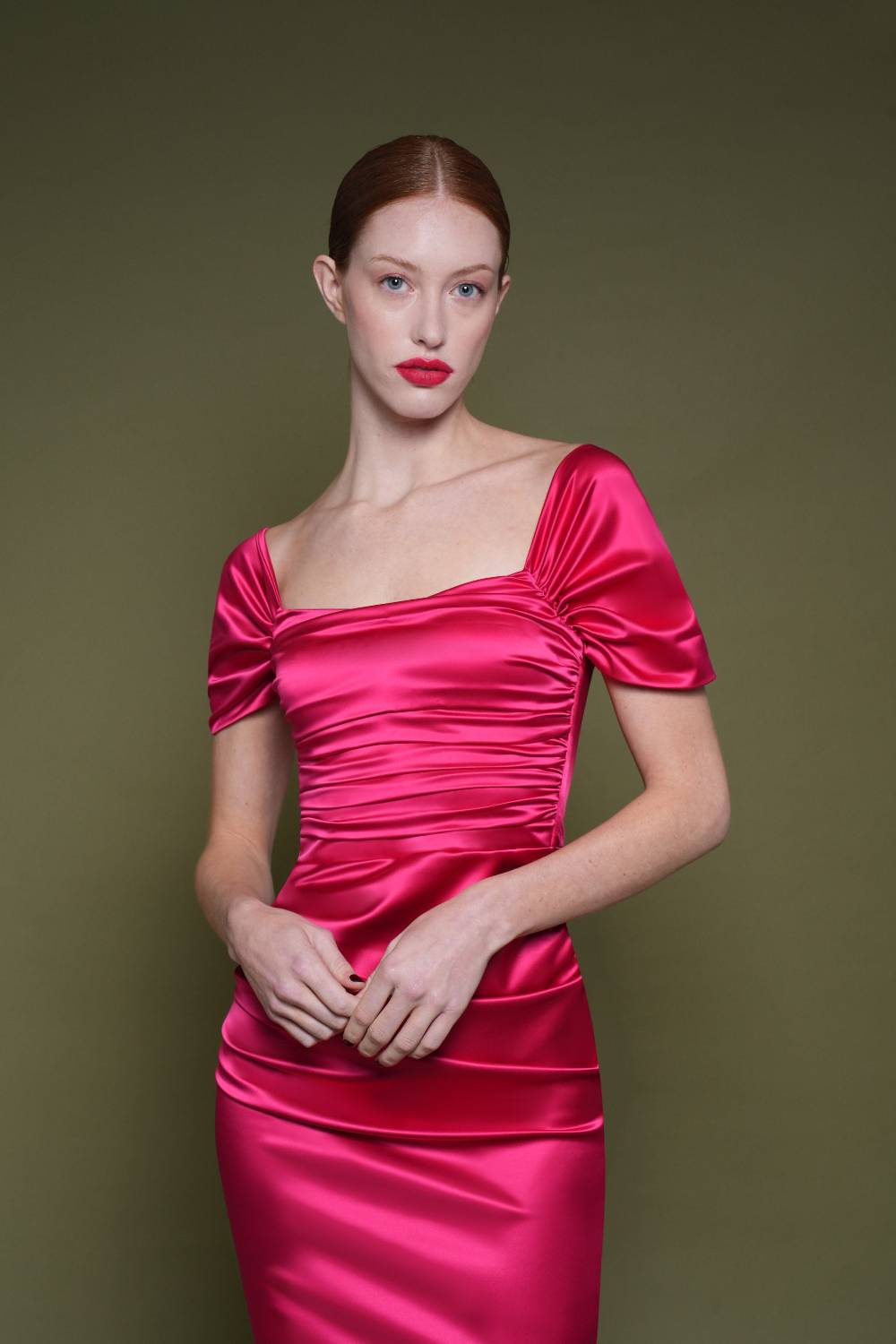 La Petite Robe Di Chiara Boni yudali satin gown Moda
