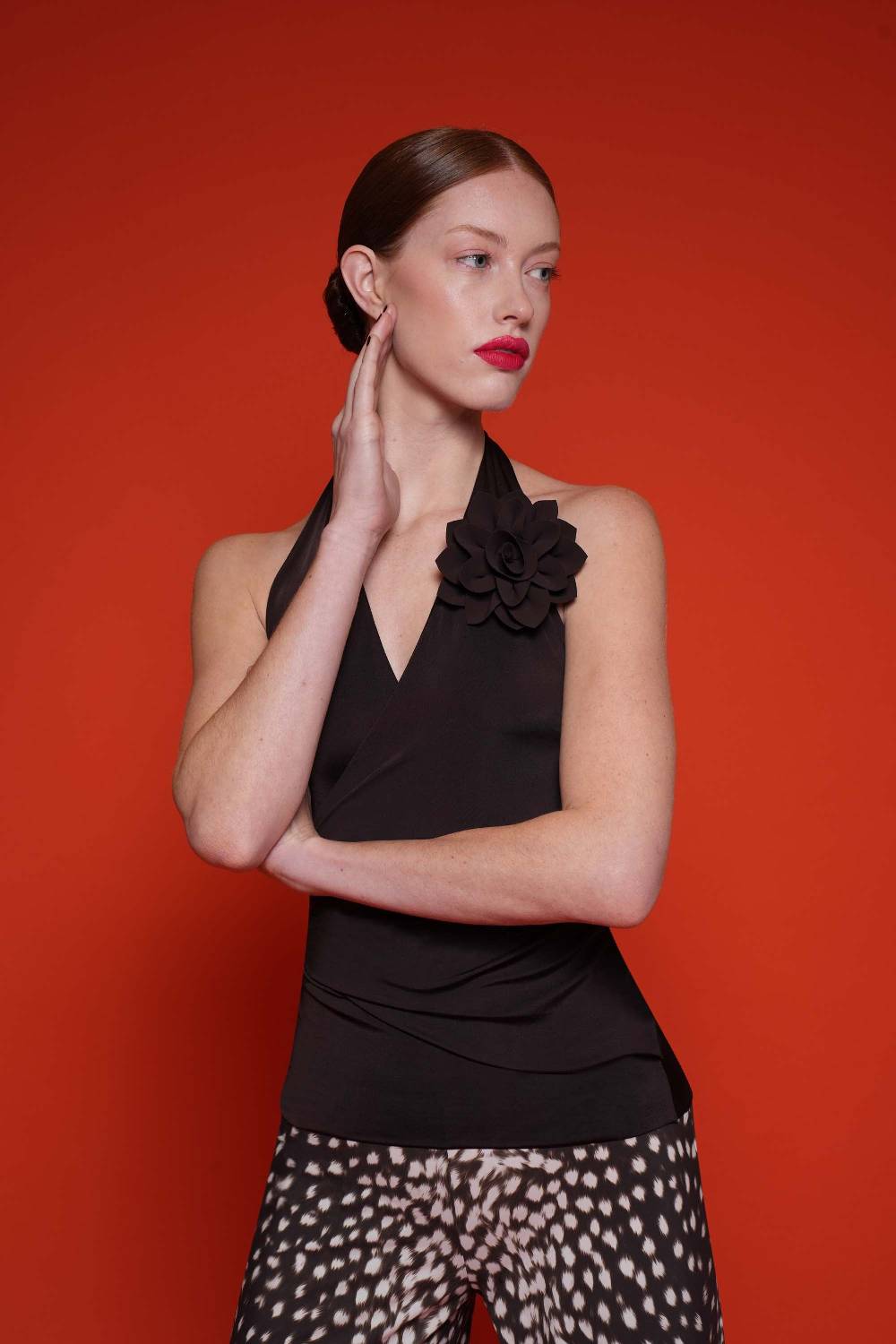 La Petite Robe Di Chiara Boni flower brooch Spedizione Gratuita