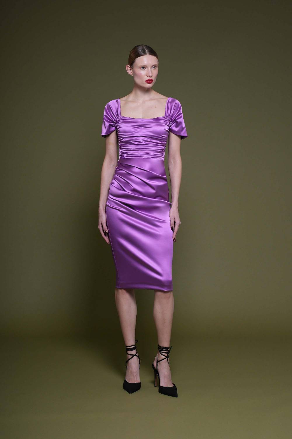 La Petite Robe Di Chiara Boni yudali satin dress Offerta speciale della fabbrica