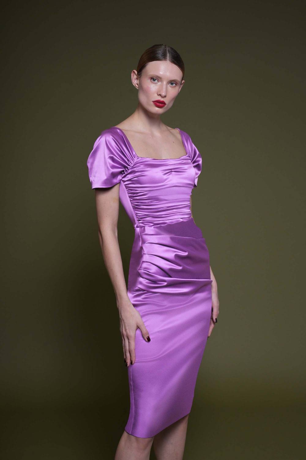 La Petite Robe Di Chiara Boni yudali satin dress Offerta speciale della fabbrica