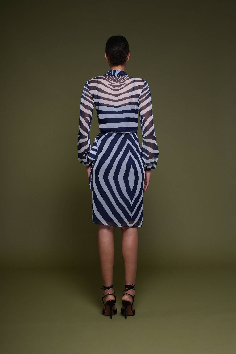 La Petite Robe Di Chiara Boni crizi printed chiffon dress Soddisfazione Garantita