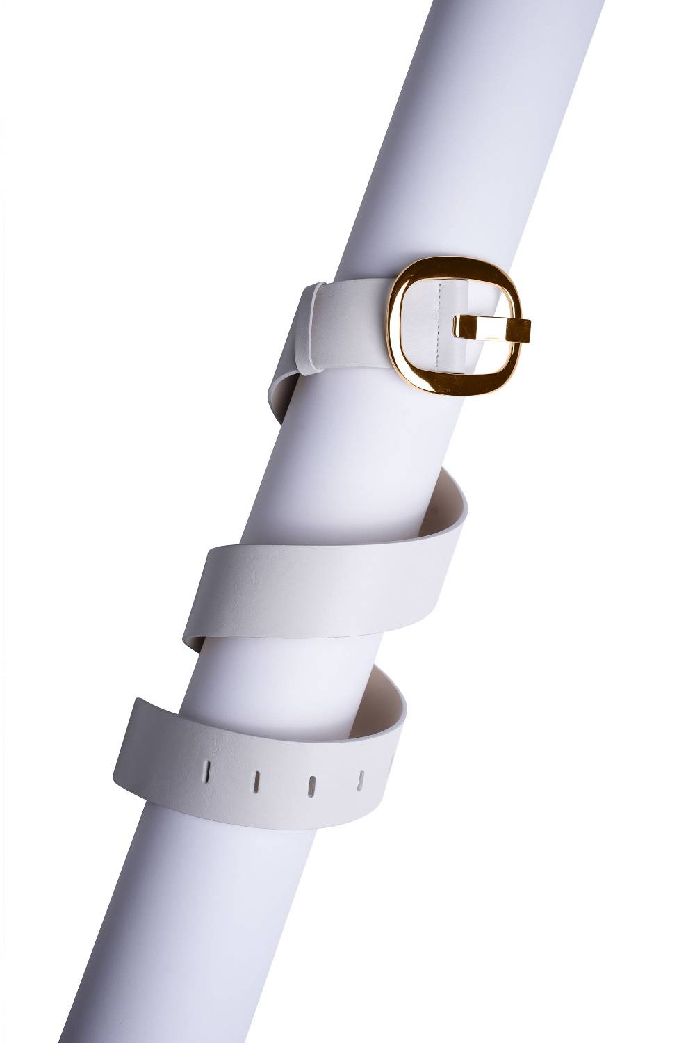 La Petite Robe Di Chiara Boni leather belt with metallic buckle Sconto