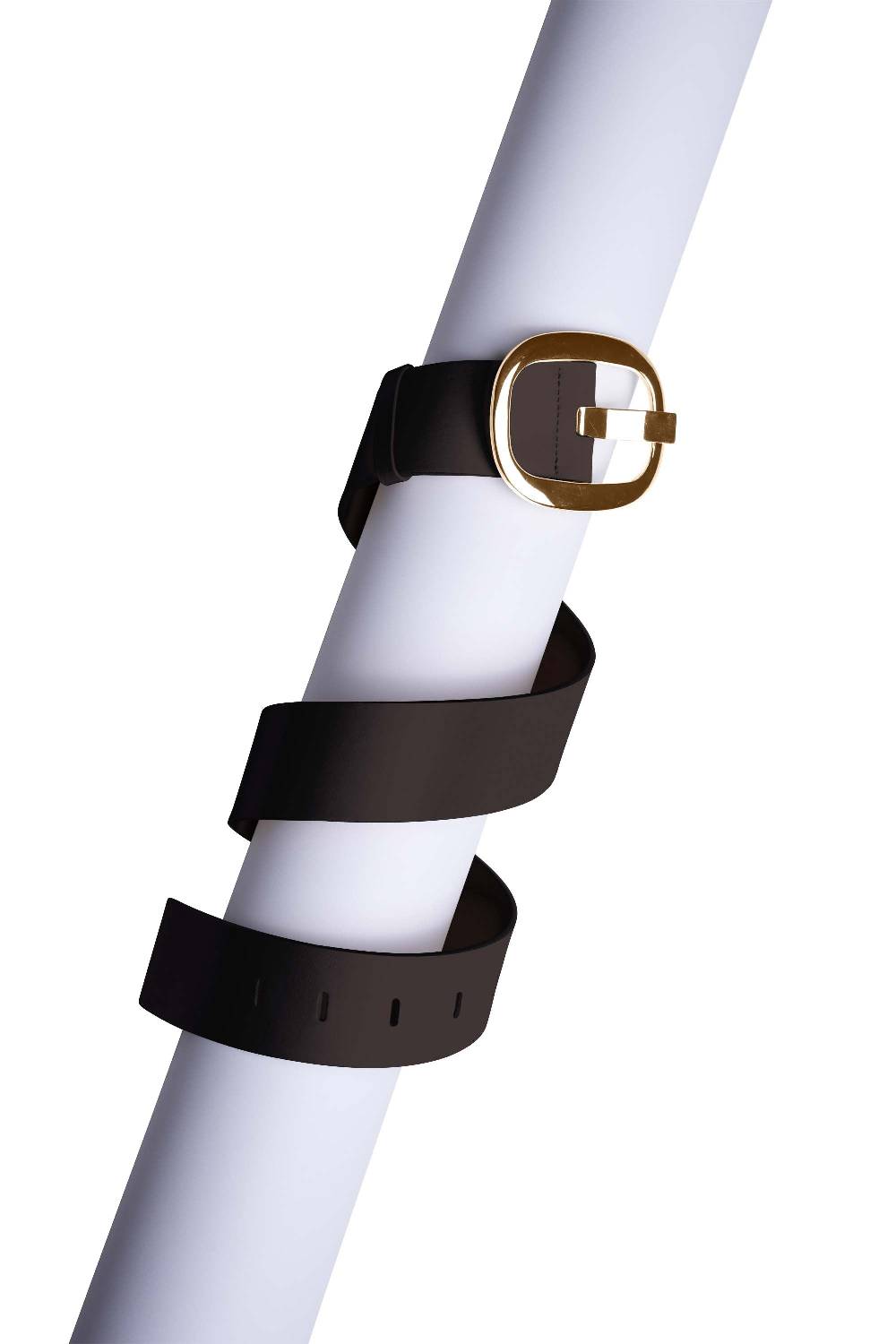 La Petite Robe Di Chiara Boni leather belt with metallic buckle Offerta