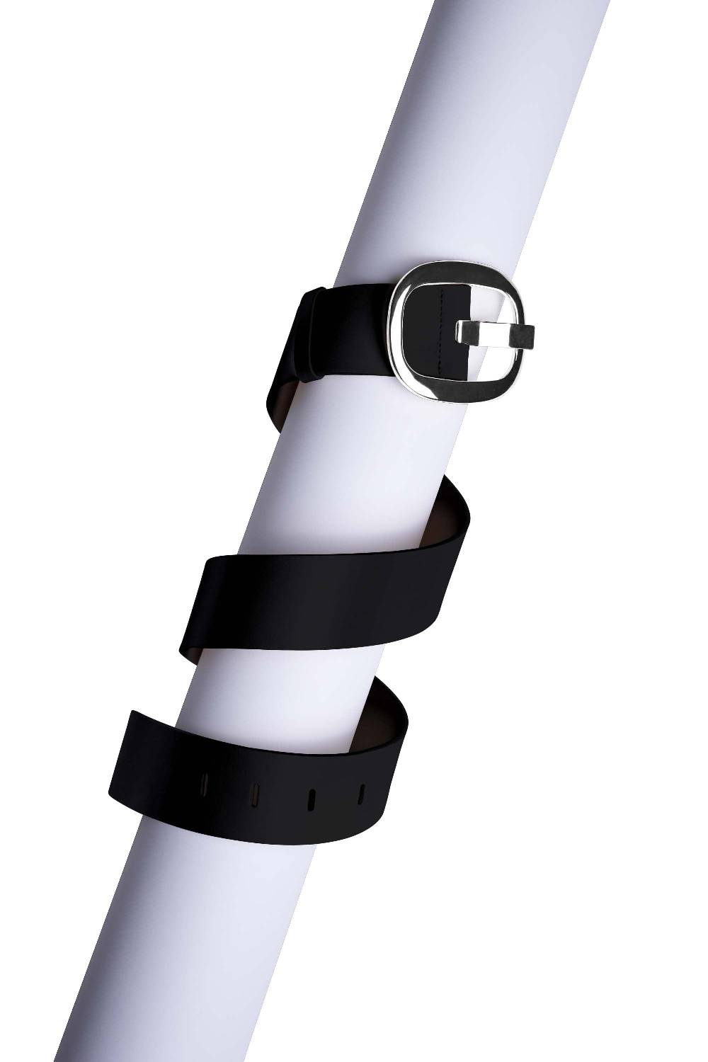 La Petite Robe Di Chiara Boni leather belt with metallic buckle Economico