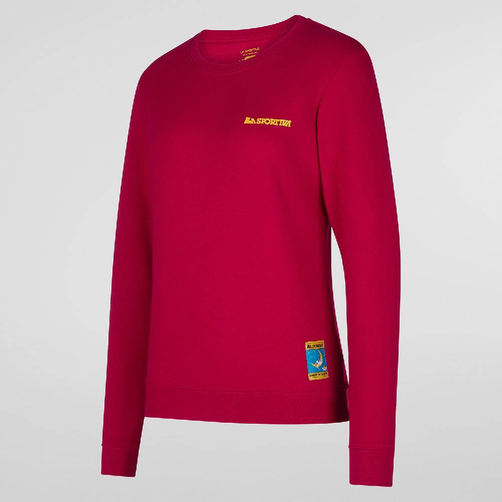 La Sportiva Climbing on the Moon Sweatshirt WFelpe Arrampicata Officina
