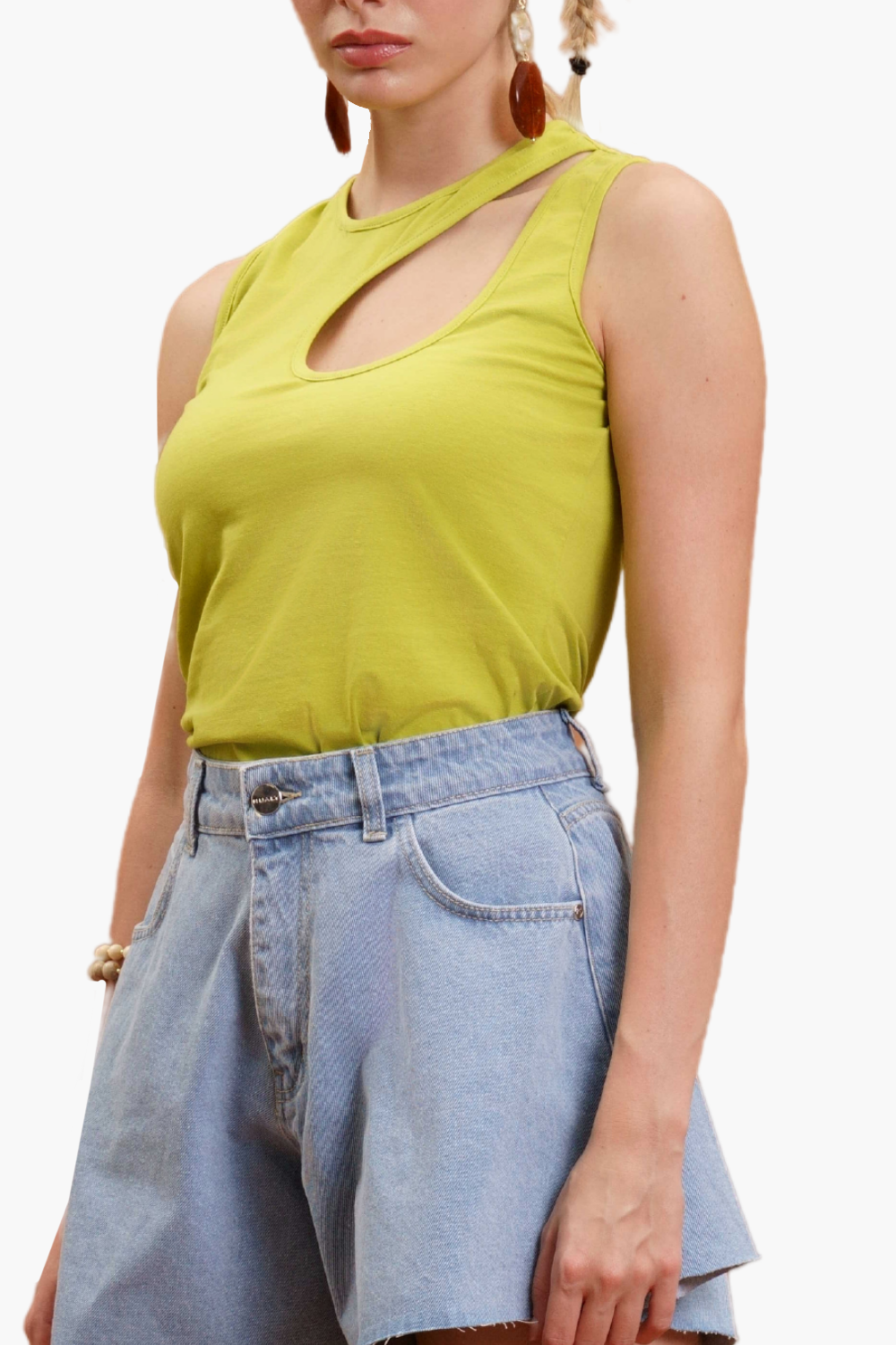 Nualy CANOTTA CUT-OUT Negozio