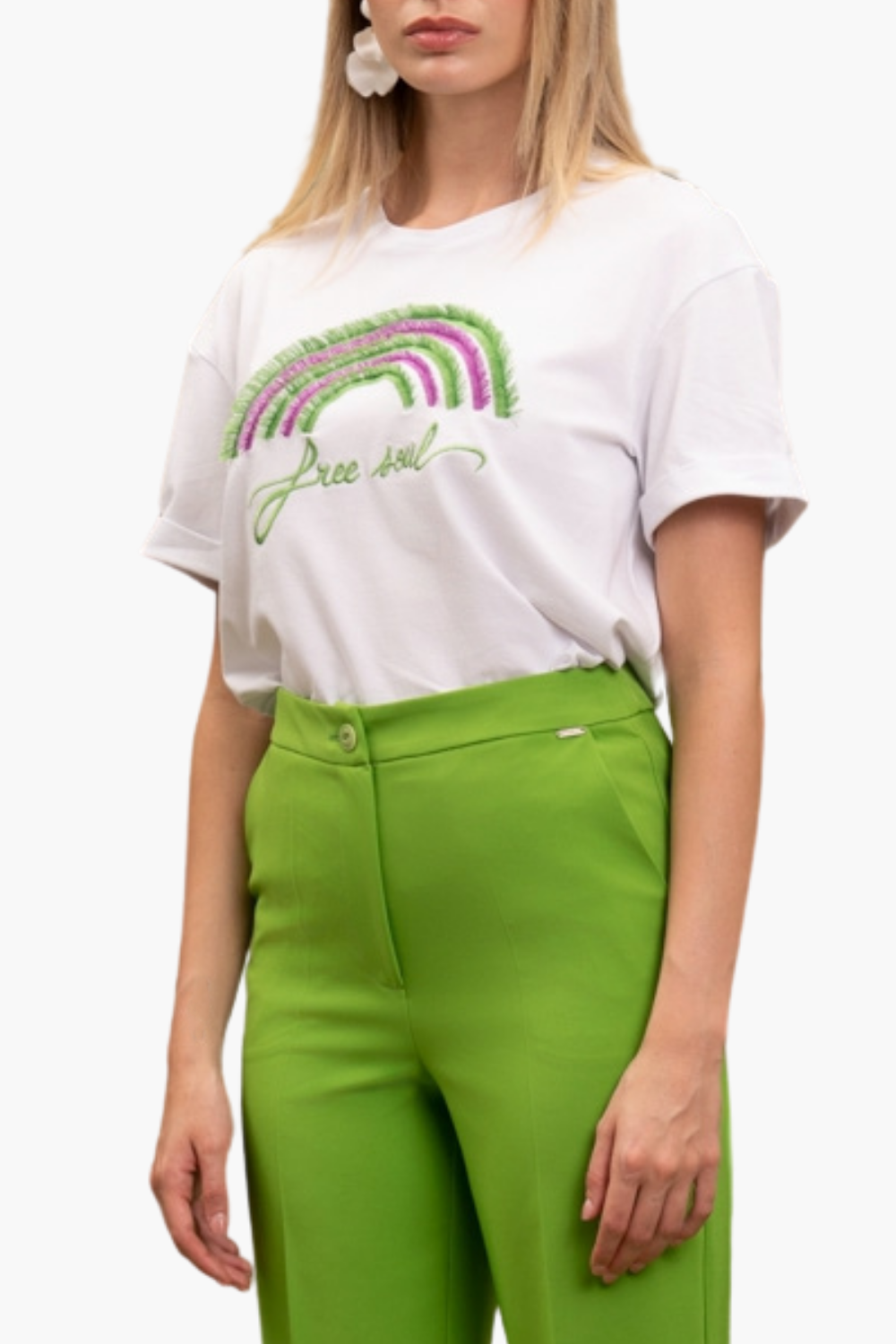 Nualy T-SHIRT ARCOBALENO 2025