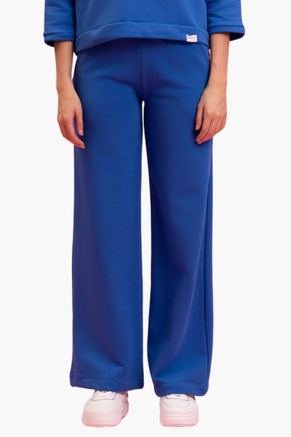 Nualy PANTALONE FELPA PALAZZO Fino Al -60%