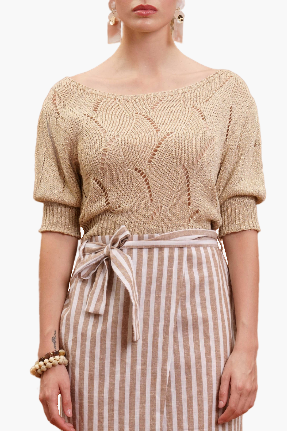 Nualy MAGLIA MEZZA MANICA Outlet
