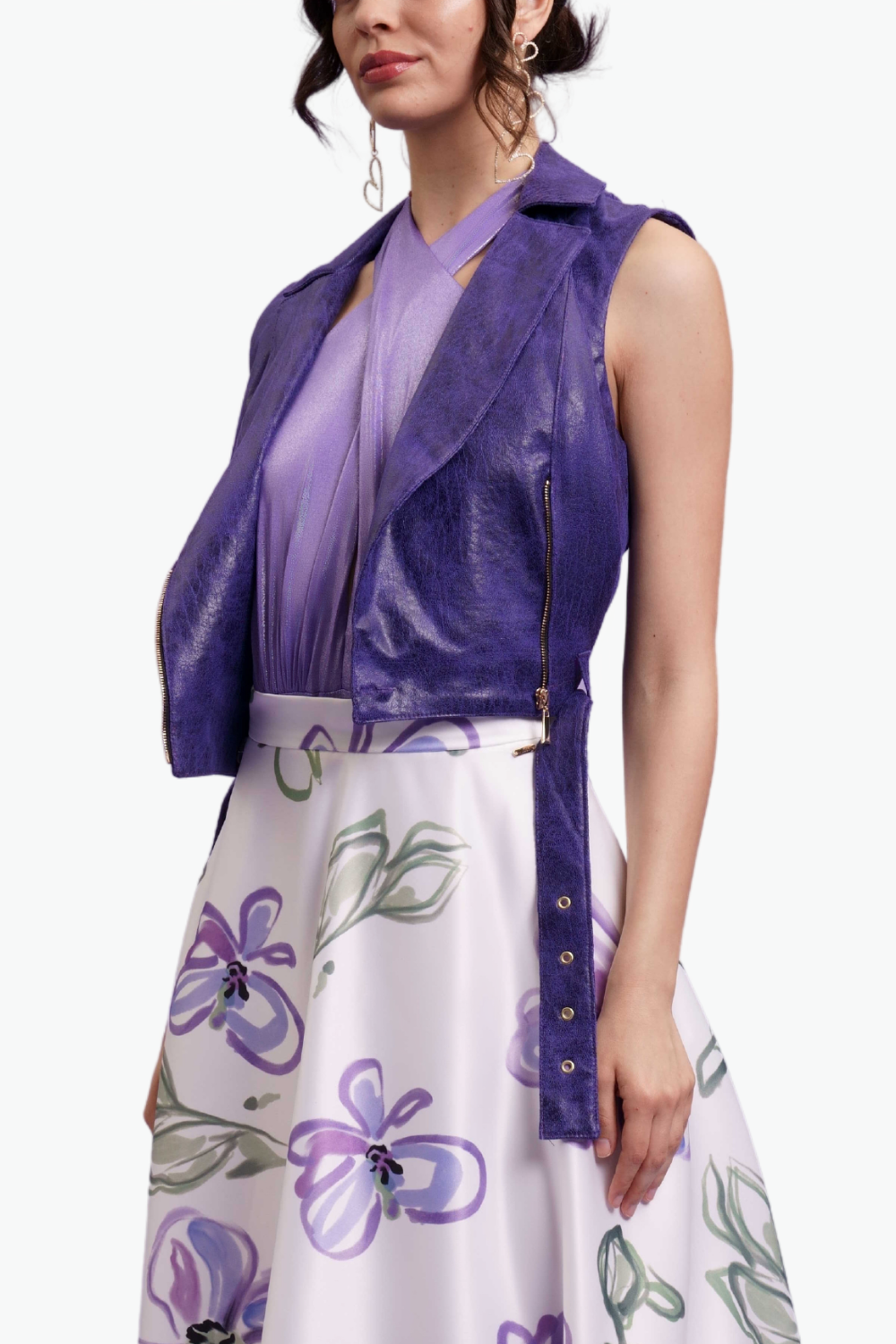 Nualy GILET IN PELLE In Linea