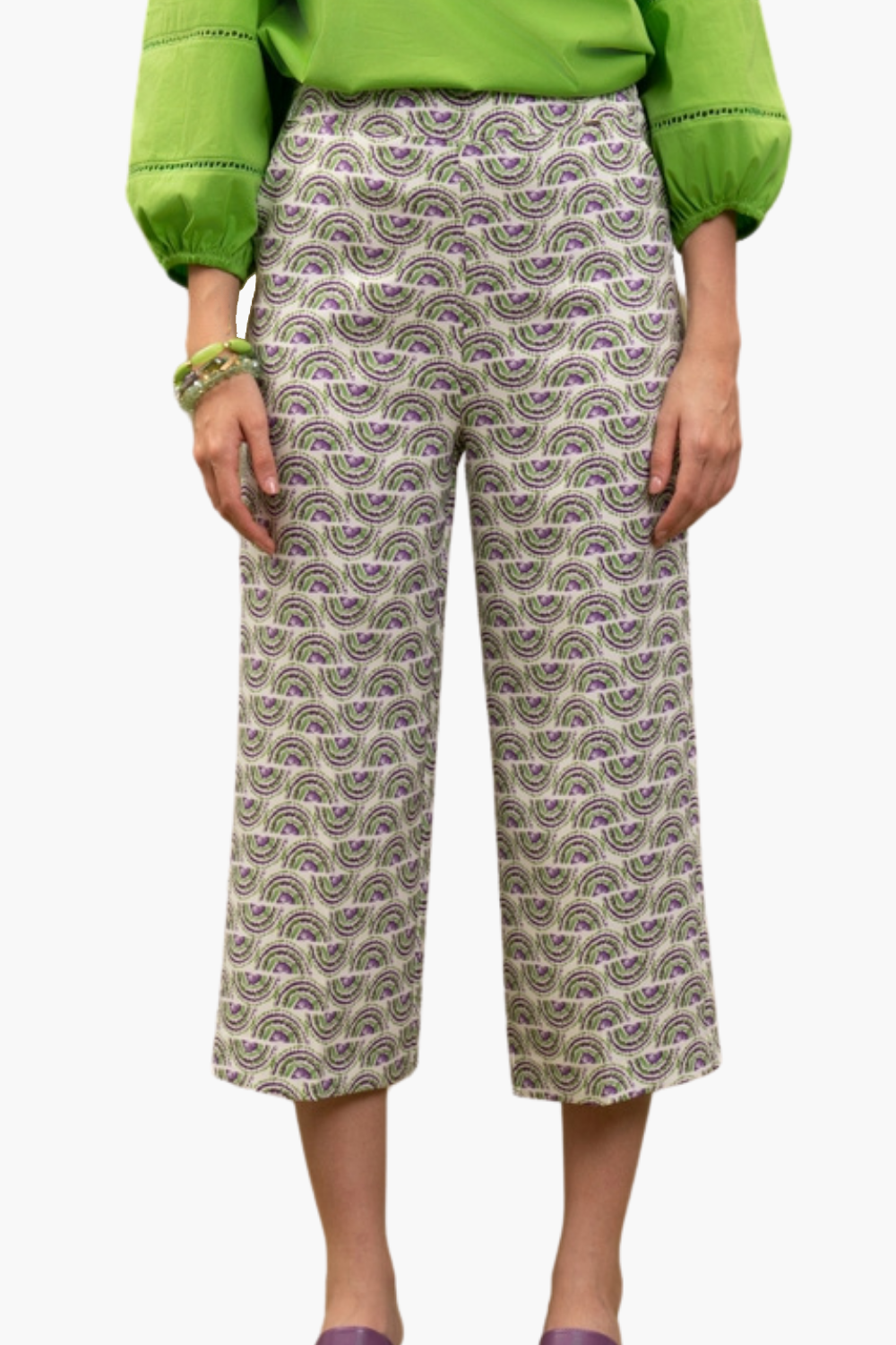 Nualy PANTALONE FANTASIA Vendita Economica