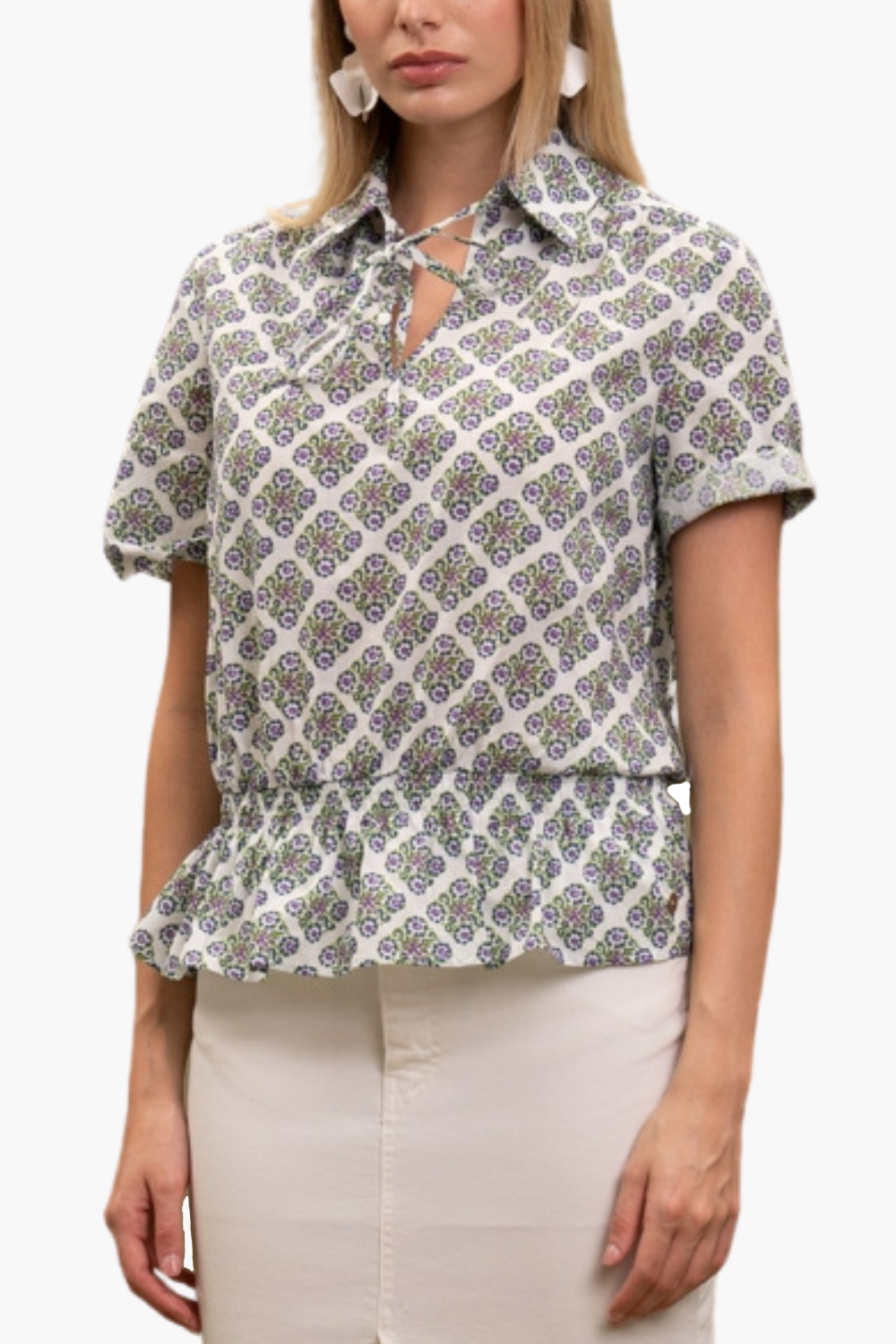 Nualy CAMICIA G/M FANTASIA Fino Al -60%