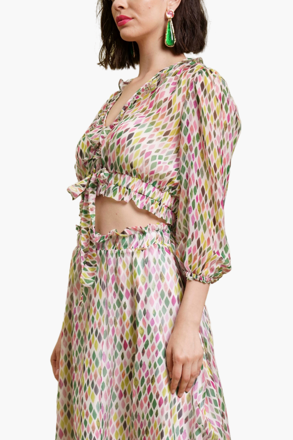 Nualy CAMICIA CORTA FANTASIA Novità