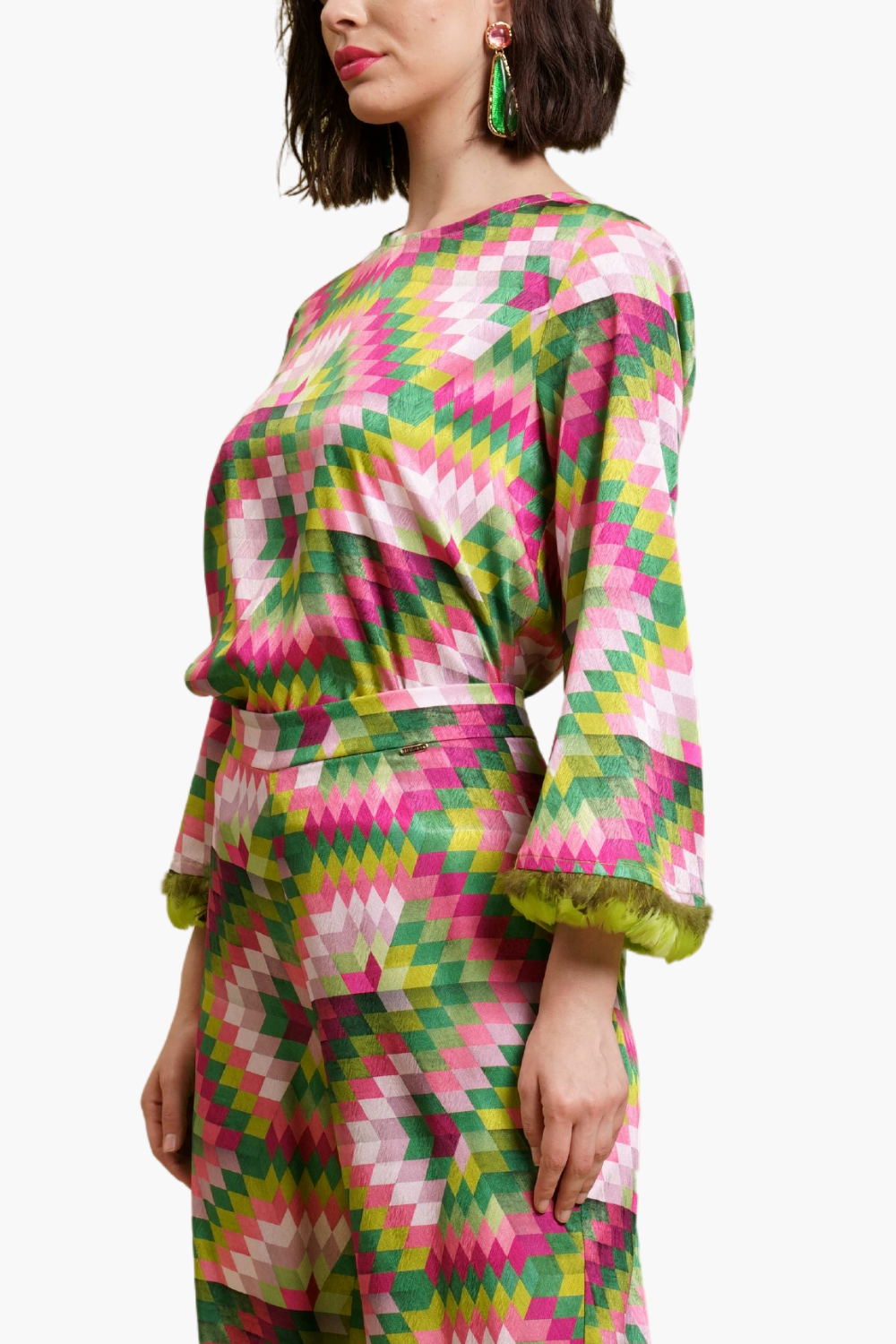 Nualy CAMICIA MANICA PIUME Presa