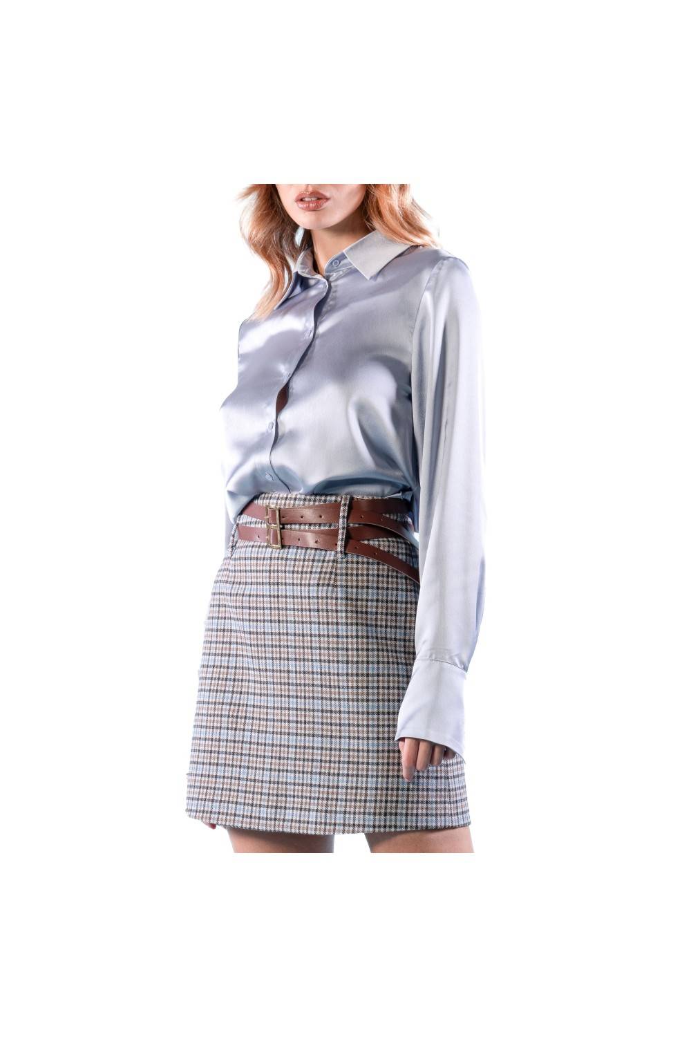 Nualy CAMICIA IN SATIN In Vendita