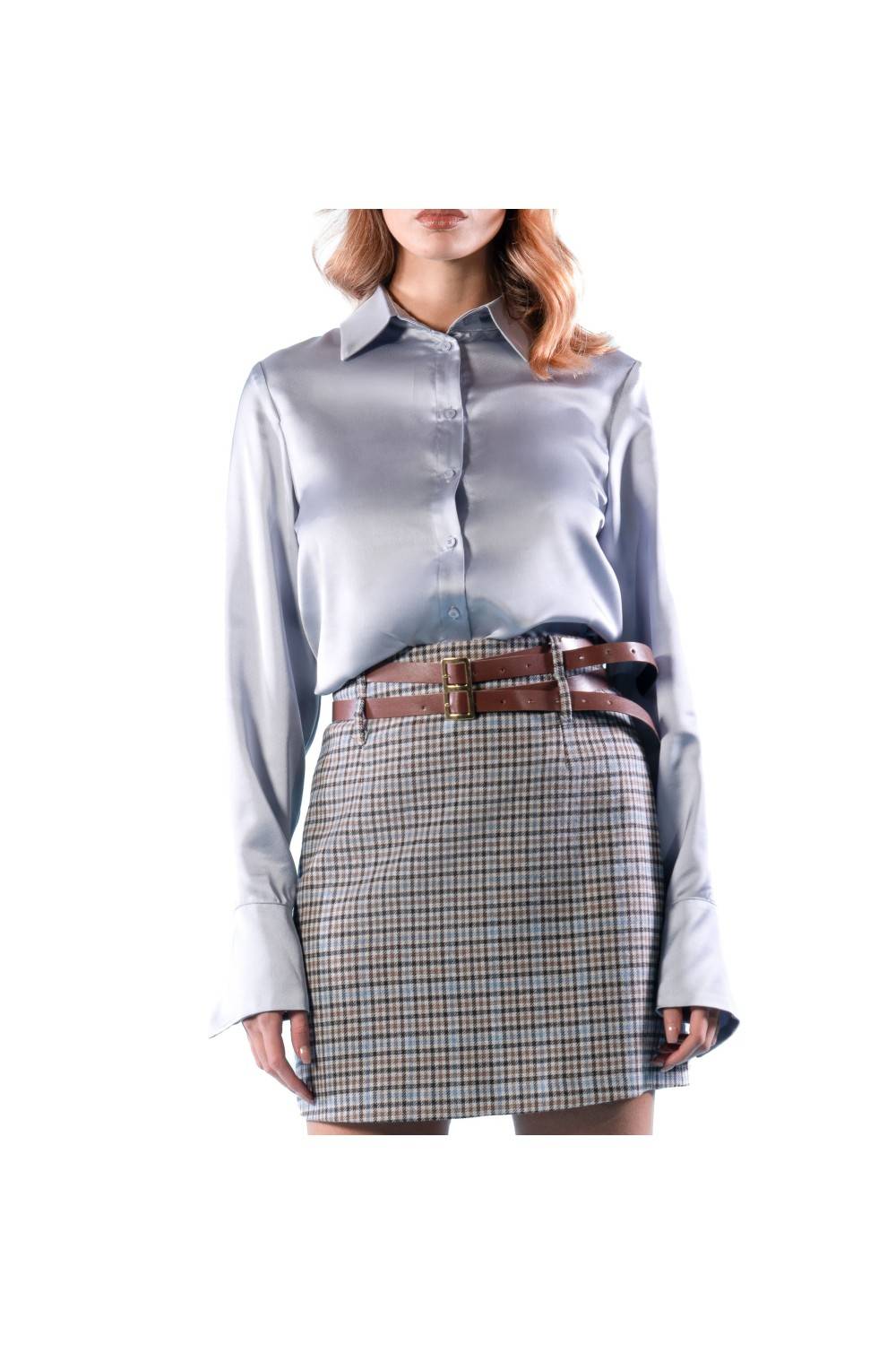 Nualy CAMICIA IN SATIN In Vendita