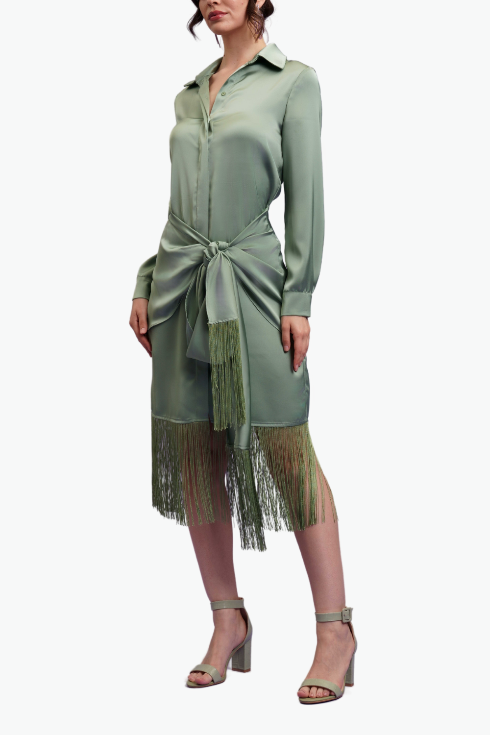Nualy ABITO CON FRANGIA Moda
