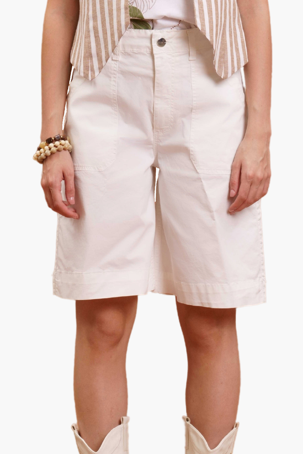 Nualy BERMUDA CON TASCONI Latest stili
