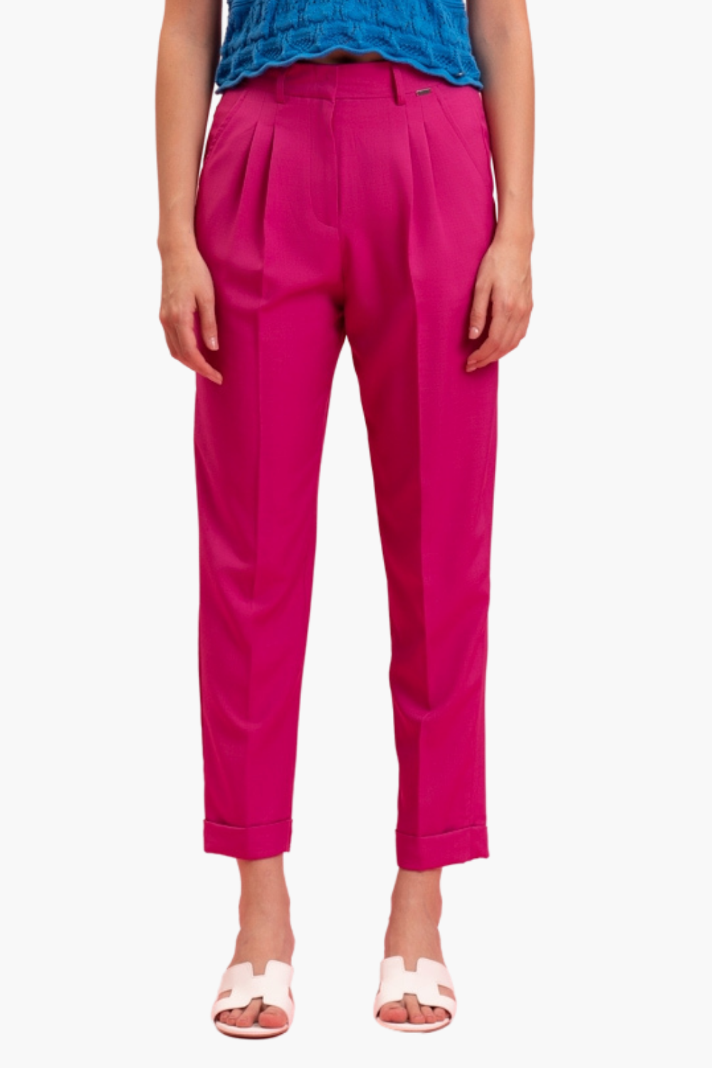 Nualy PANTALONE CON PINCES Novità