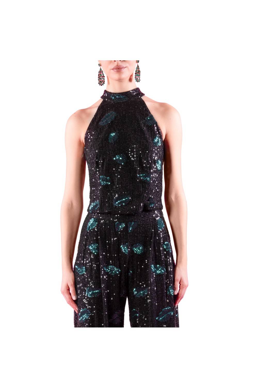 Nualy TOP PAILLETTES Offerta esclusiva