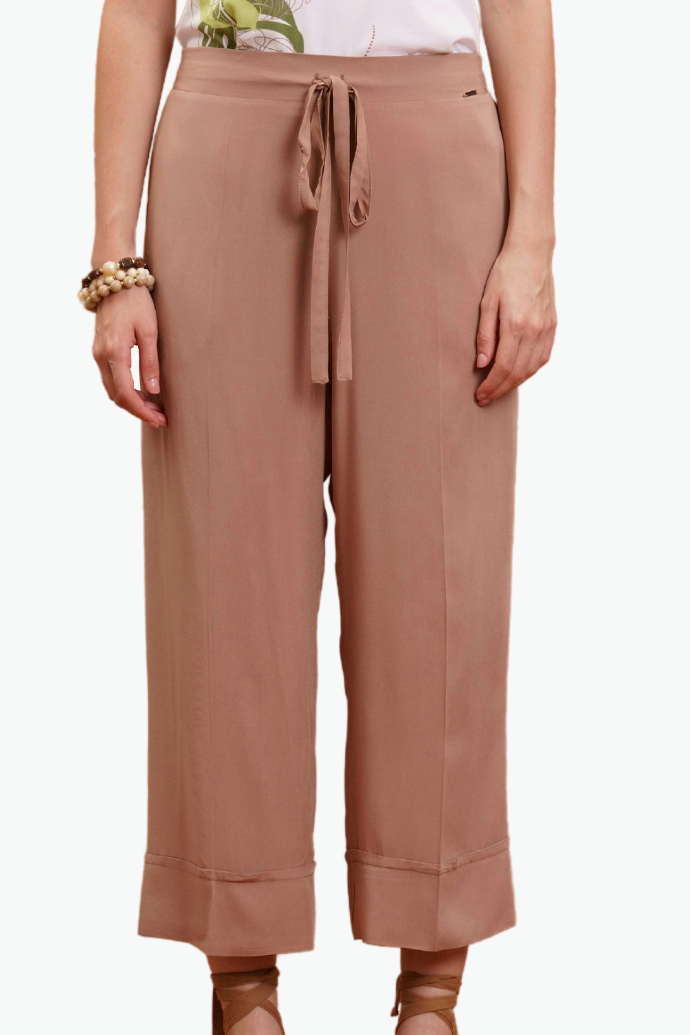 Nualy PANTALONE CON RISVOLTO Offerte giornaliere