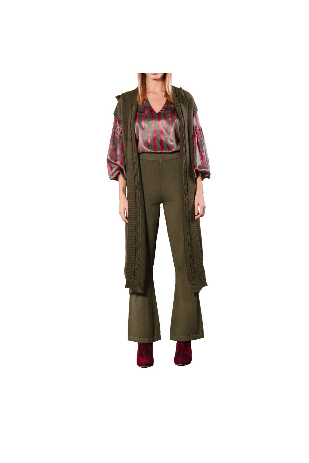 Nualy GILET CON CAPPUCCIO Enormi sconti