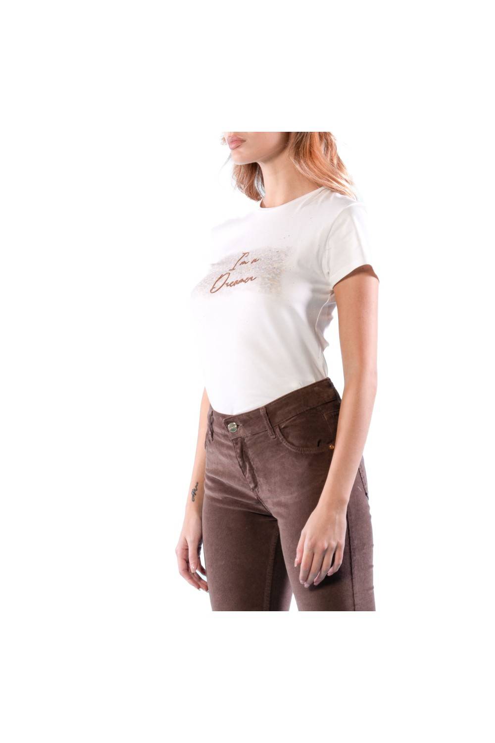 Nualy T-SHIRT CON STAMPA 50% di sconto con spedizione gratuita