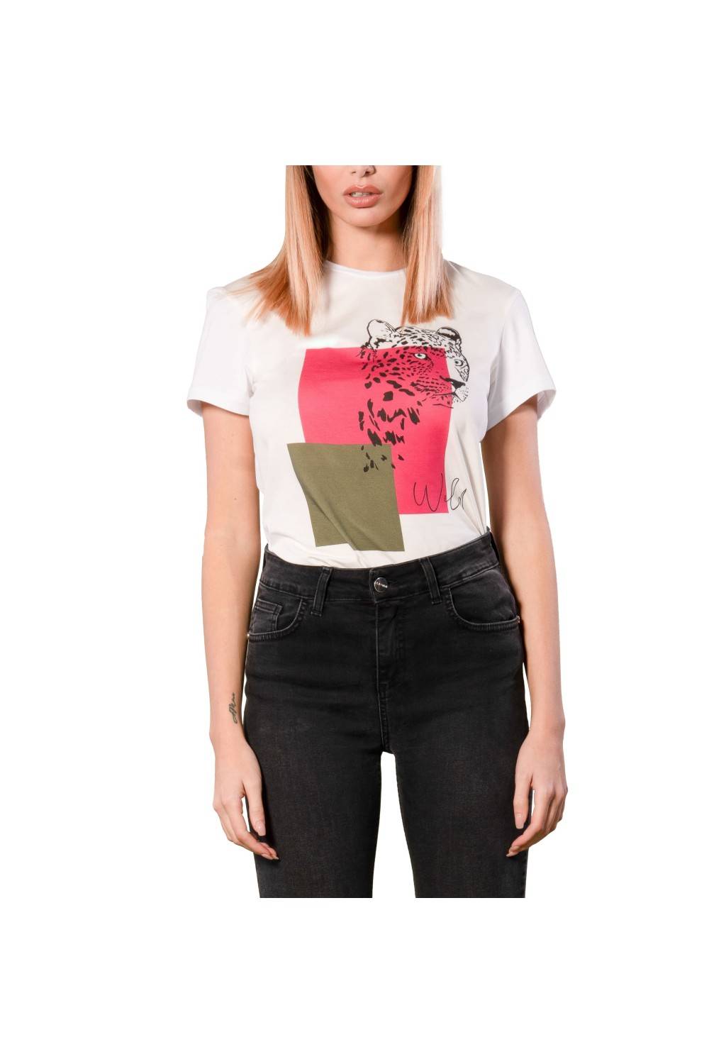 Nualy T-SHIRT CON STAMPA Officina
