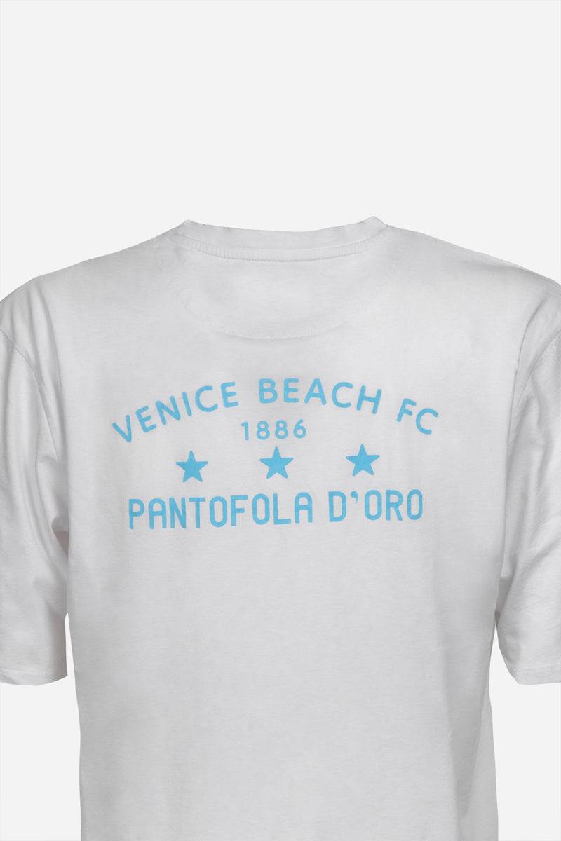 Pantofola Doro T-shirt con logo vintage PDO x Venice Beach FC 2025