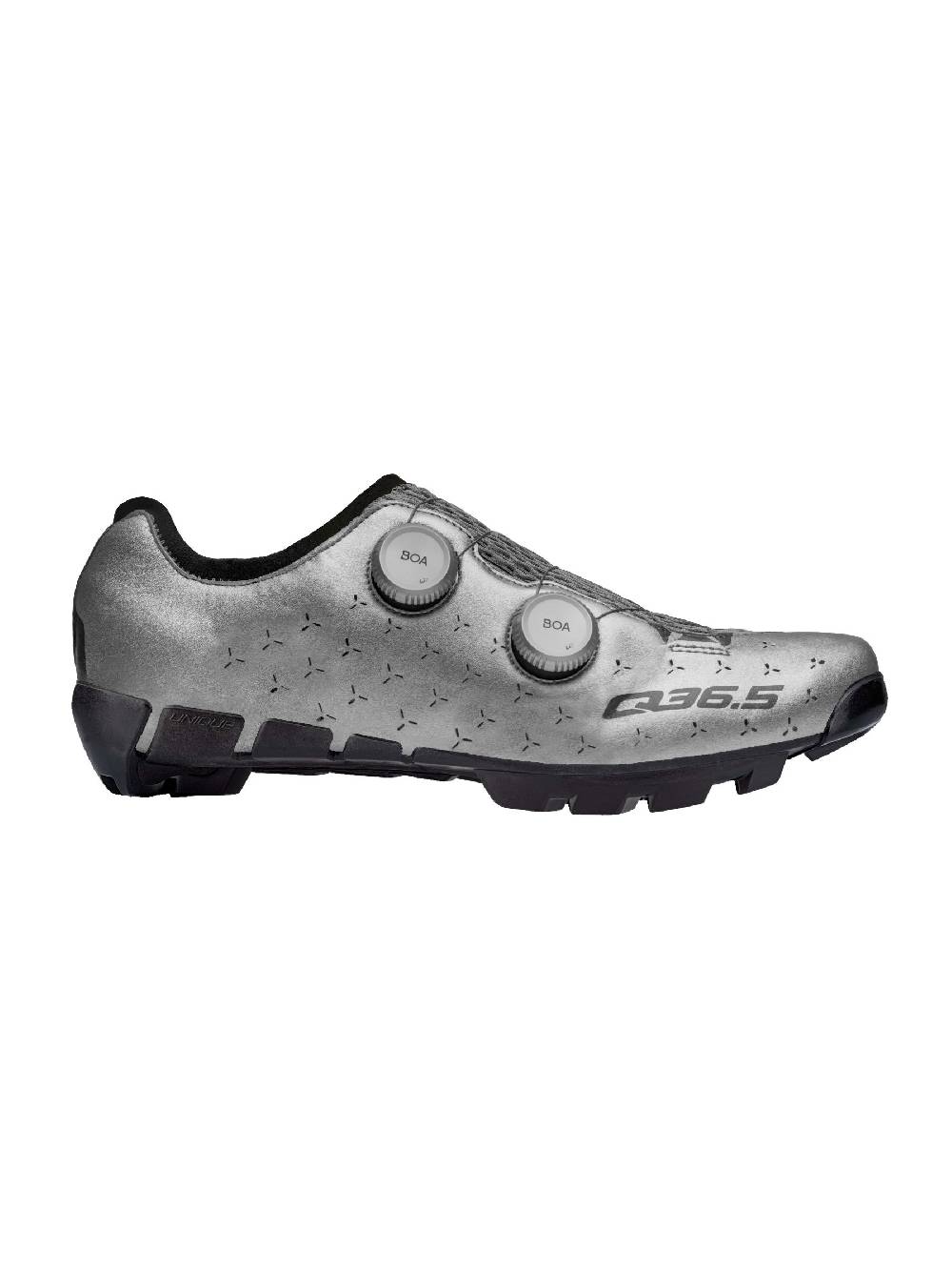 Q36.5 Unique Scarpe Adventure Grigio Argento Enormi sconti