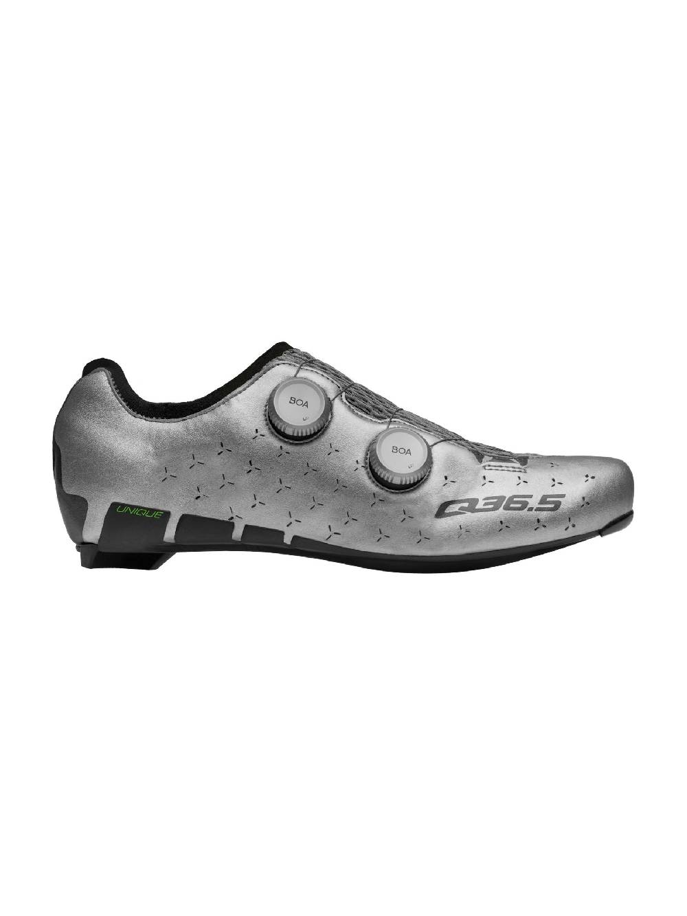 Q36.5 Unique Scarpe Strada Grigio Argento Trasporto libero internazionale