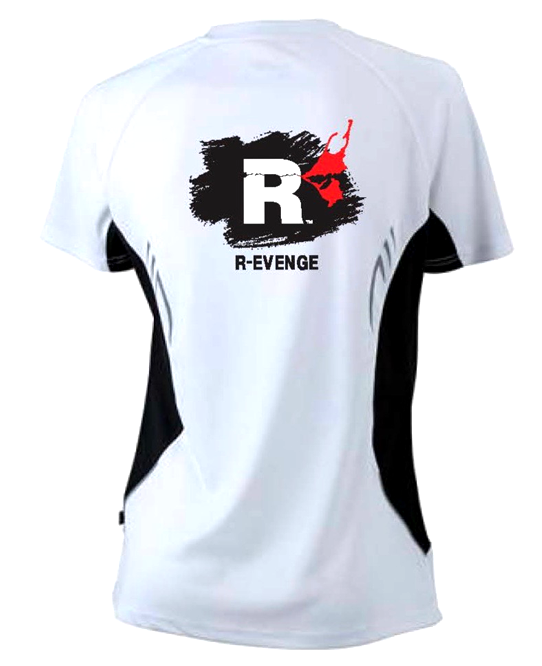 R Evenge T-Shirt Uomo Girocollo Bianco Saldi Di Fabbrica