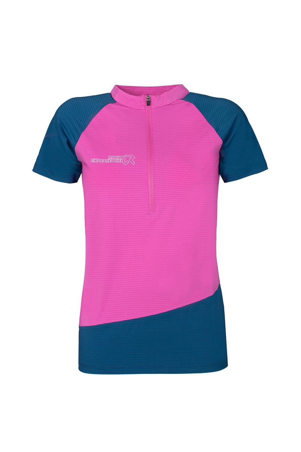 Rock Experience Merlin SS HZ maglia t-shirt half zip donna Offerte giornaliere